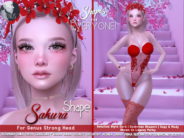 Shape Sakura for Genus Strong Head MEGAPACK