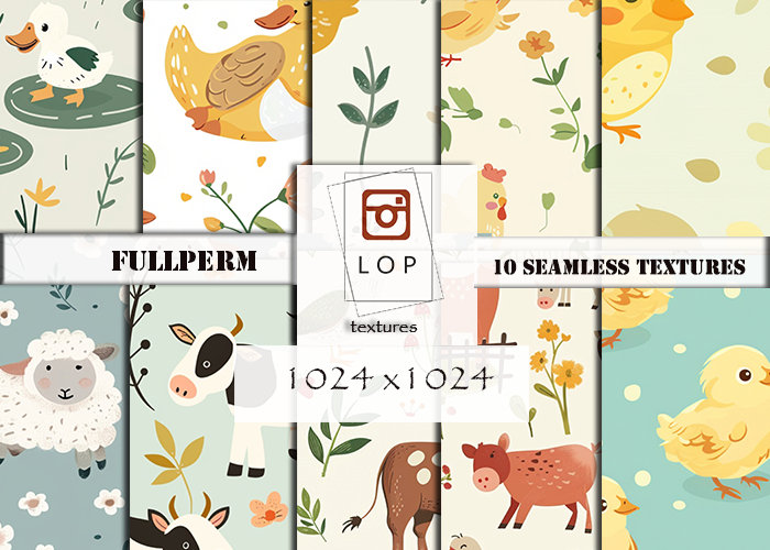 TEXTURE CUTE FARM PACK 2