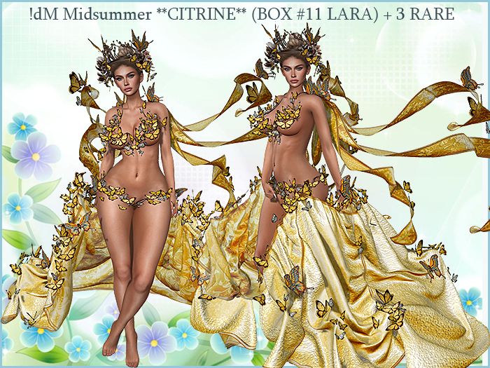 !dM Midsummer **CITRINE** (BOX #11 LARA) + 3 RARE