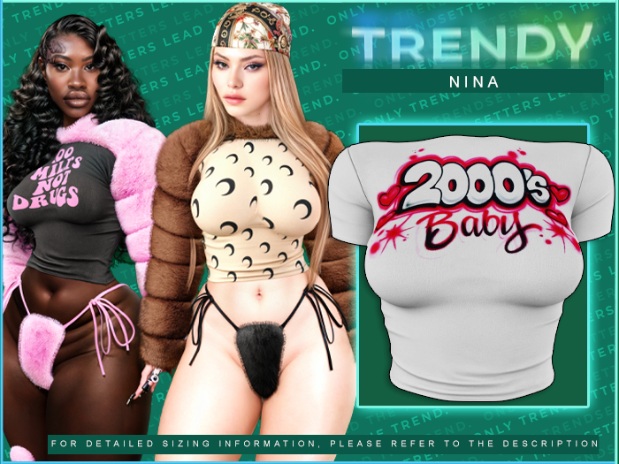 TRENDY. Nina Top [2000s Baby]