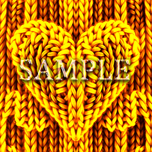 Zoy Texture [ Seamless Knit Interwoven Heart 03 ] A