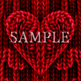 Zoy Texture [ Seamless Knit Interwoven Heart 03 ] B
