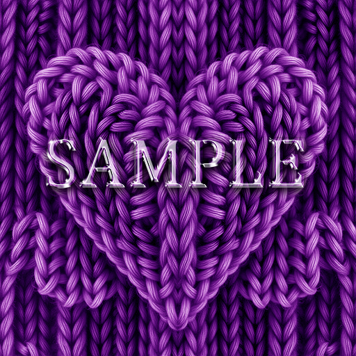 Zoy Texture [ Seamless Knit Interwoven Heart 03 ] C