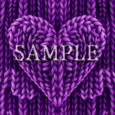 Zoy Texture [ Seamless Knit Interwoven Heart 03 ] C