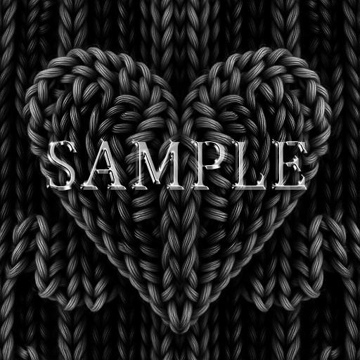 Zoy Texture [ Seamless Knit Interwoven Heart 03 ] D