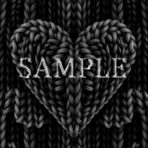 Zoy Texture [ Seamless Knit Interwoven Heart 03 ] D