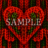 Zoy Texture [ Seamless Knit Interwoven Heart 03 ] E