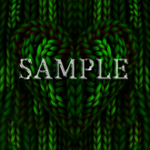 Zoy Texture [ Seamless Knit Interwoven Heart 03 ] F