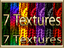 Zoy Texture [ Seamless Knit Interwoven Heart 03 ] 7 Textures