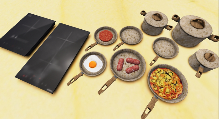 induction cookware set and induction hobs
