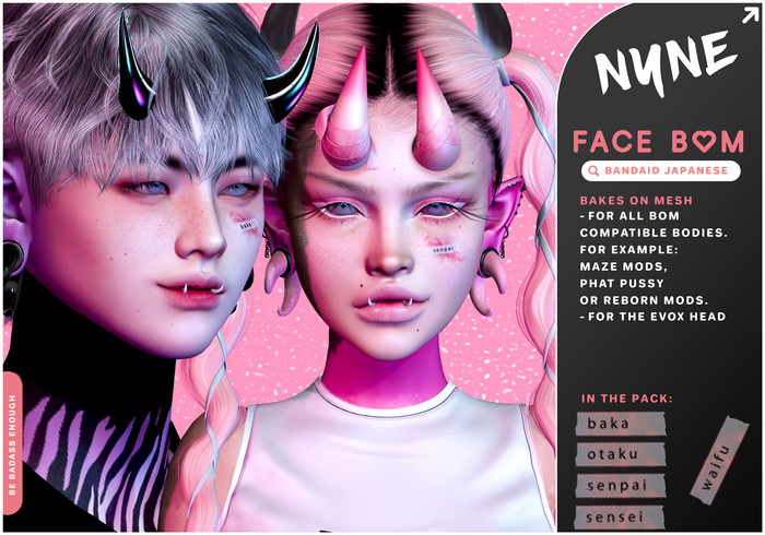 [NYNE] Bandaid Scars - japanese Version //BOM //Evo X - Fatpack