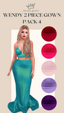 DRAMA QUEEN Wendy 2 Piece Gown - PACK 4 (ADD)