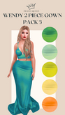 DRAMA QUEEN Wendy 2 Piece Gown - PACK 3 (ADD)