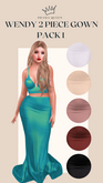 DRAMA QUEEN Wendy 2 Piece Gown - PACK 1 (ADD)