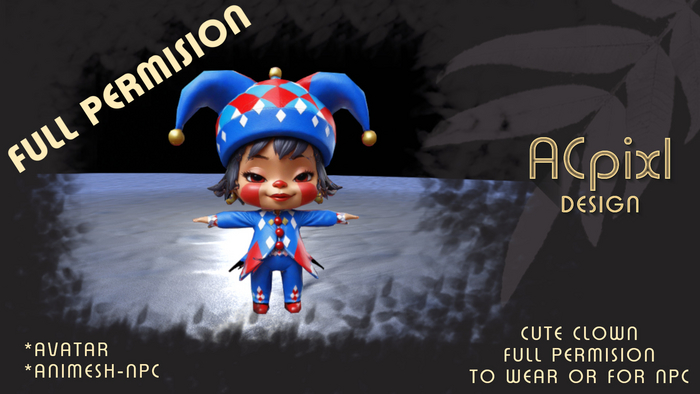 Cute Clown wear-animesh