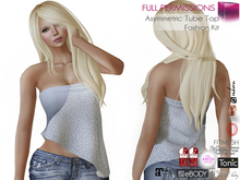 Full Perm Female Asymmetric Tube Top for Maitreya 5.3 LaraX Ebody Reborn Legacy Belleza Slink Tonic Classic