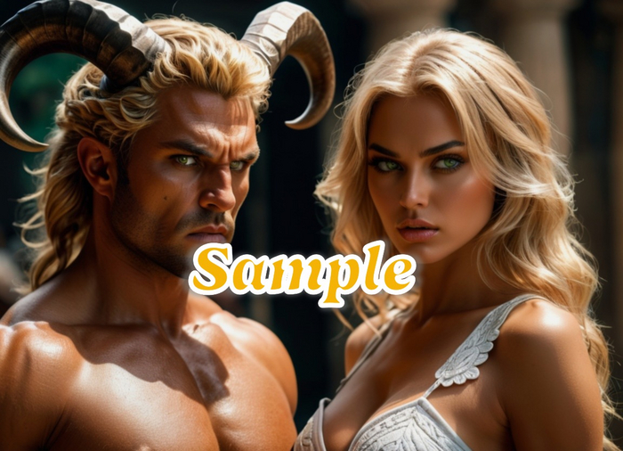 Fantasy handsome Faun