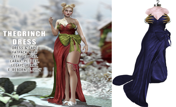 UNA. TheGrinchDress Blue