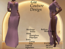"GCD" Athena Long Dress Pink