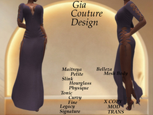 "GCD" Athena Long Dress Purple