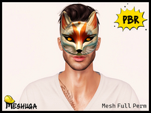 Meshuga PBR Asian Fox Mask Pack FULL PERM MESH