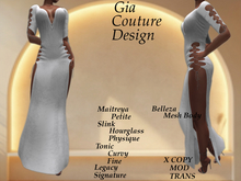"GCD" Athena Long Dress White