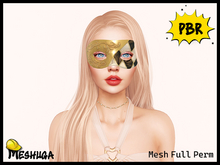 Meshuga PBR Venetian Carnival Eye Mask Pack FULL PERM MESH