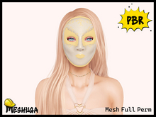 Meshuga PBR Venetian Carnival Full Face Mask FULL PERM MESH
