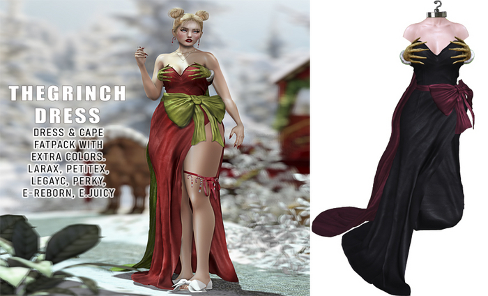 UNA. TheGrinchDress Black