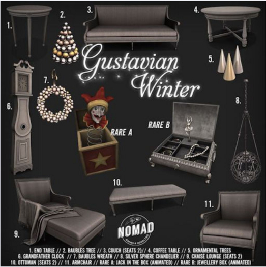 NOMAD // Gustavian Ottoman