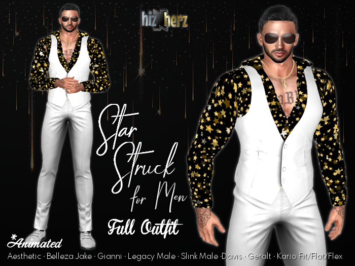 hizNherz Star Struck Men's Suit (Animated)