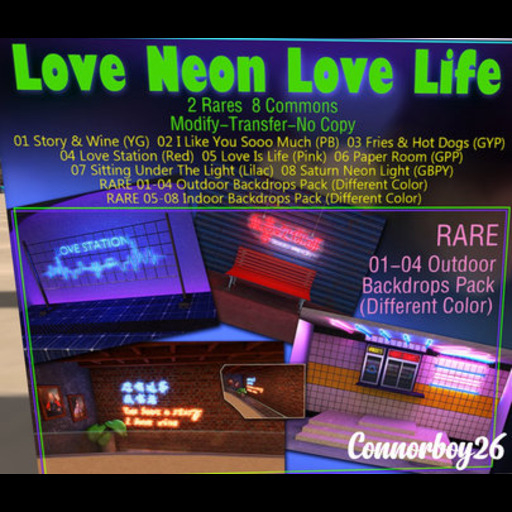 #09 [VO.Z] LNLL - RARE 01-04 Outdoor Backdrops Pack