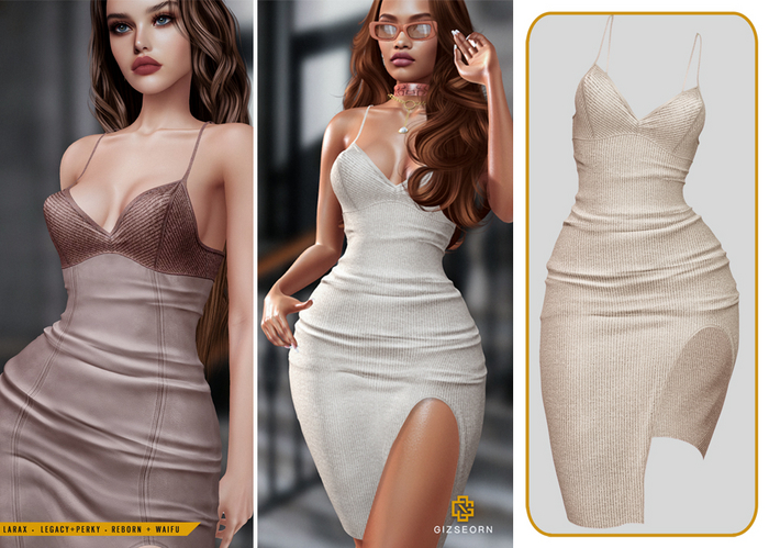 GIZ SEORN: 'Madeline' Dress [Cream]