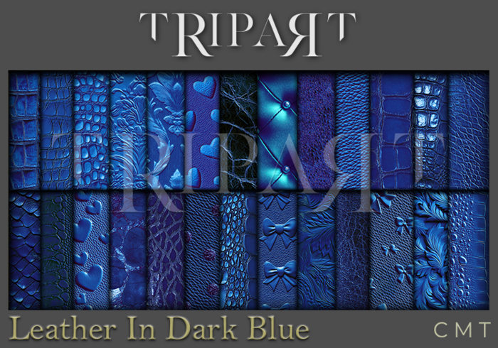 .::TRIPART::. " PROMO " Leather In Dark Blue