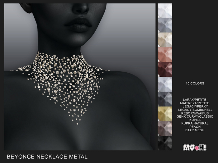 MOoH! Beyonce necklace metal (Add)