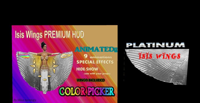 PLATINUM  ISIS WINGS WITH PREMIUM HUD