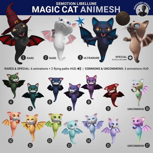 SEmotion Libellune Magic Cat Animesh COMMON 08