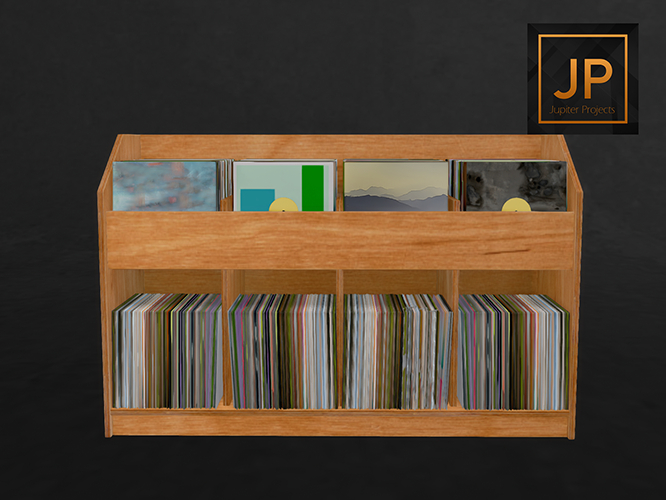 5. PLAAKA RecordShelf B