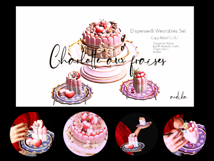 ADD/andika{Charlotte aux fraises}Set