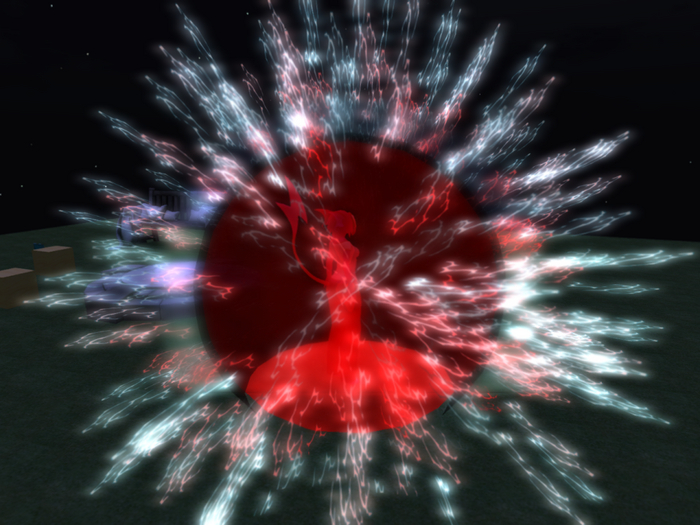 MUGEN Electric Shield - Dark Red