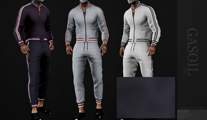 [GL - inc.] - SERGIO  Track suit Red Lines