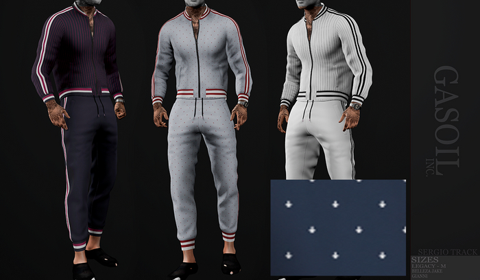 [GL - inc.] - SERGIO Track suit Blue