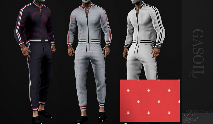 [GL - inc.] - SERGIO Track suit Red