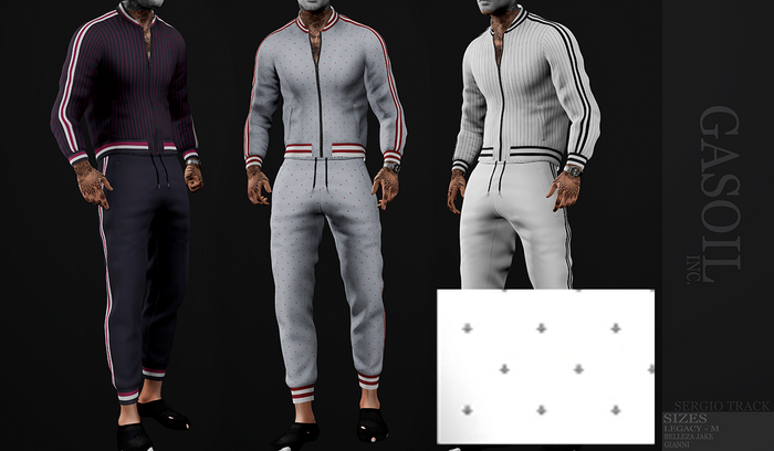 [GL - inc.] - SERGIO Track suit White