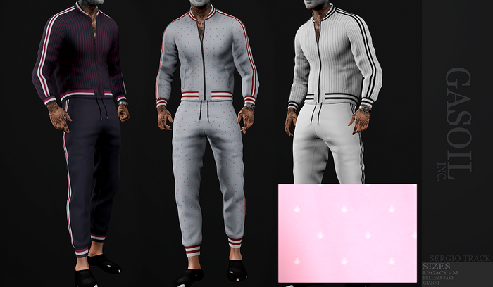 [GL - inc.] - SERGIO Track suit Pink