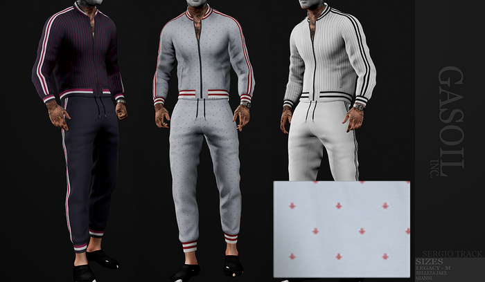 [GL - inc.] - SERGIO Track suit Gray