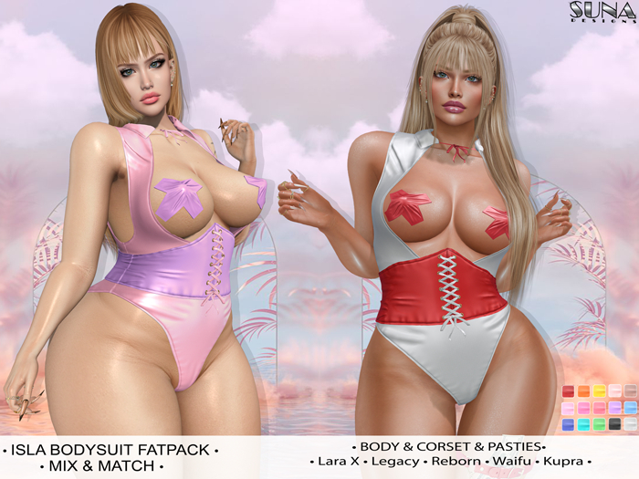 S-Isla bodysuit fatpack
