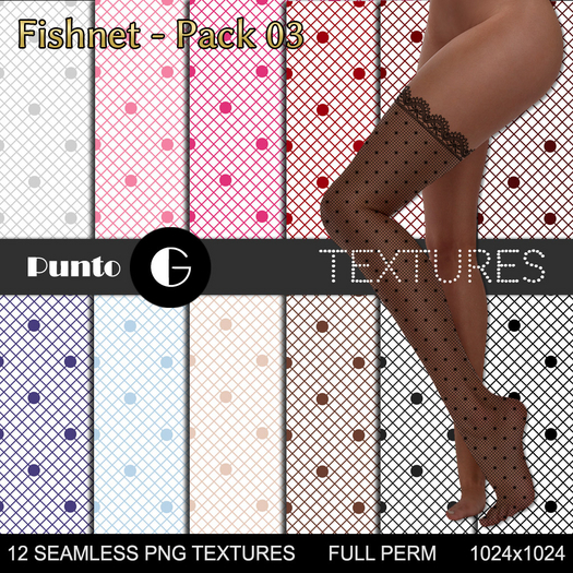 Full Perm Textures - Fishnet Pack 03