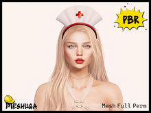 Meshuga PBR Kawaii Nurse Headband FULL PERM MESH