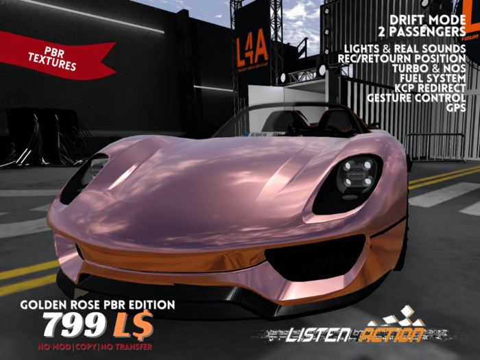 BORSCHE PHAETON GOLDEN ROSE PBR